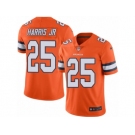 Youth Nike Denver Broncos #25 Chris Harris Jr Limited Orange Rush NFL Jersey