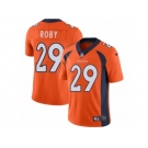 Youth Nike Denver Broncos #29 Bradley Roby Vapor Untouchable Limited Orange Team Color NFL Jersey