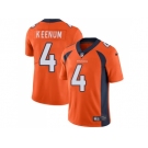 Youth Nike Denver Broncos #4 Case Keenum Orange Team Color Stitched NFL Vapor Untouchable Limited Jersey