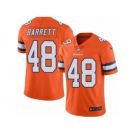 Youth Nike Denver Broncos #48 Shaquil Barrett Limited Orange Rush NFL Jersey