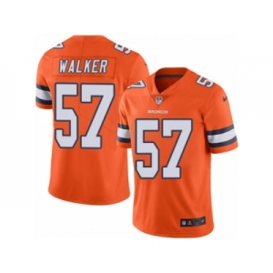 Youth Nike Denver Broncos #57 Demarcus Walker Limited Orange Rush NFL Jersey