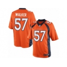 Youth Nike Denver Broncos #57 Demarcus Walker Limited Orange Team Color NFL Jerseyy