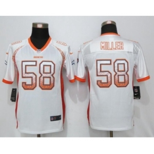 Youth Nike Denver Broncos #58 Von Miller Drift Fashion White Jersey