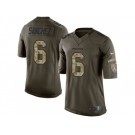 Youth Nike Denver Broncos #6 Mark Sanchez Green Stitched NFL Limited Salute to Service Jersey