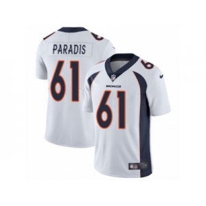 Youth Nike Denver Broncos #61 Matt Paradis Vapor Untouchable Limited White NFL Jersey