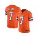 Youth Nike Denver Broncos #7 John Elway Limited Orange Rush NFL Jersey
