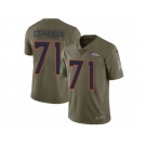 Youth Nike Denver Broncos #71 Donald Stephenson Limited Olive 2017 Salute to Service NFL Jersey