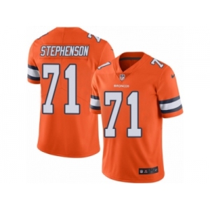 Youth Nike Denver Broncos #71 Donald Stephenson Limited Orange Rush NFL Jersey