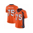 Youth Nike Denver Broncos #75 Menelik Watson Vapor Untouchable Limited Orange Team Color NFL Jersey