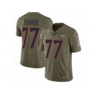 Youth Nike Denver Broncos #77 Billy Turner Limited Olive 2017 Salute to Service NFL Jersey