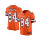 Youth Nike Denver Broncos #84 Shannon Sharpe Limited Orange Rush NFL Jersey