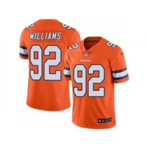 Youth Nike Denver Broncos #92 Sylvester Williams Limited Orange Rush NFL Jersey