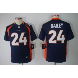 nike youth nfl jerseys denver broncos #24 bailey blue[nike limited]