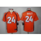 nike youth nfl jerseys denver broncos #24 bailey orange[nike limited]