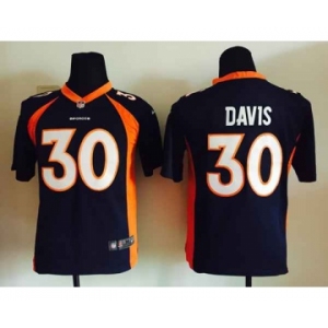 nike youth nfl jerseys denver broncos #30 davis blue[nike]