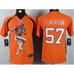 nike youth nfl jerseys denver broncos #57 t.jackson orange[portrait fashion]