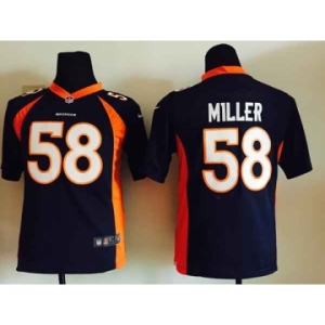 nike youth nfl jerseys denver broncos #58 miller blue[new nike]