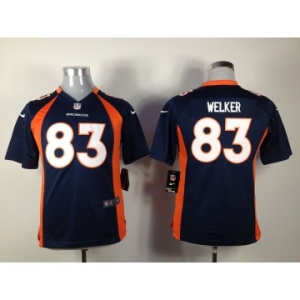 nike youth nfl jerseys denver broncos #83 welker blue[nike]