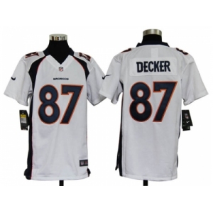 nike youth nfl jerseys denver broncos #87 eric decker white[nike]
