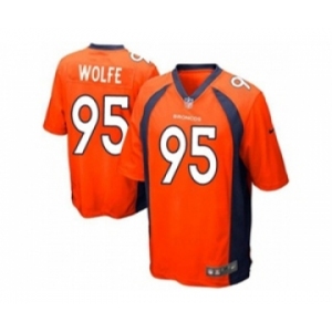 nike youth nfl jerseys denver broncos #95 wolfe orange[nike]