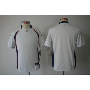 nike youth nfl jerseys denver broncos blank white[nike limited]