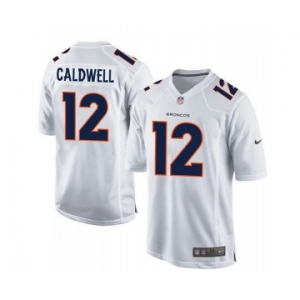 youth nike nfl jerseys denver broncos #12 caldwell white[new game][caldwell]