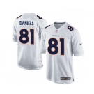youth nike nfl jerseys denver broncos #81 daniels white[new game]