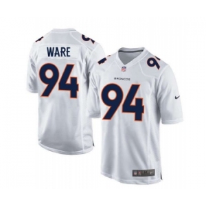 youth nike nfl jerseys denver broncos #94 ware white[new game]