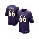 Men Nike Baltimore Ravens #66 Ryan Jensen Game Purple Team Color NFL Jersey