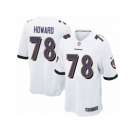 Men Nike Baltimore Ravens #78 Austin Howard Game White NFL Jersey