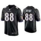 Men's Baltimore Ravens #88 Bryant Game Black Football Jersey