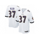 Men's Nike Baltimore Ravens #37 Javorius Allen Game White NFL Jersey