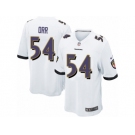 Men's Nike Baltimore Ravens #54 Zach Orr Game White NFL Jersey