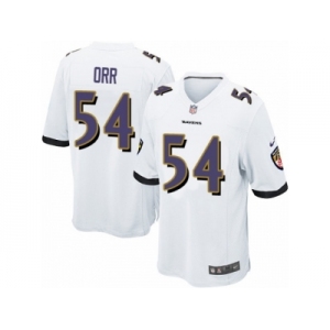 Men's Nike Baltimore Ravens #54 Zach Orr Game White NFL Jersey