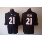 nike nfl jerseys baltimore ravens #21 webb black[nike limited Art Patch]