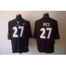 nike nfl jerseys baltimore ravens #27 ray rice black[nike limited Art Patch]
