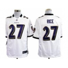 nike nfl jerseys baltimore ravens #27 ray rice white[game]