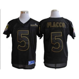 nike nfl jerseys baltimore ravens #5 flacco black[champions]