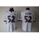nike nfl jerseys baltimore ravens #52 r.lewis white[nike limited Art Patch]