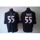 nike nfl jerseys baltimore ravens #55 suggs black[nike limited Art Patch]
