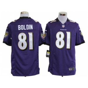 nike nfl jerseys baltimore ravens #81 anquan boldin purple[game]
