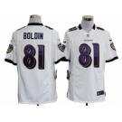 nike nfl jerseys baltimore ravens #81 anquan boldin white[game]