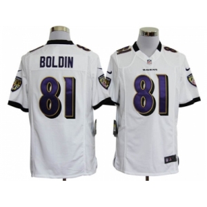 nike nfl jerseys baltimore ravens #81 anquan boldin white[game]