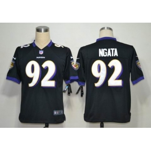nike nfl jerseys baltimore ravens #92 ngata black[game]