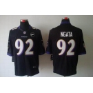 nike nfl jerseys baltimore ravens #92 ngata black[nike limited Art Patch]