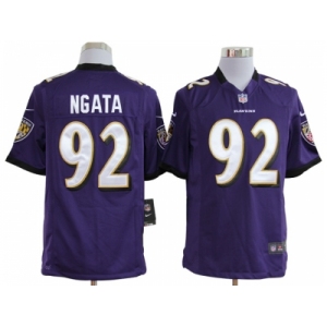 nike nfl jerseys baltimore ravens #92 ngata purple[game]