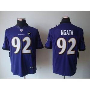 nike nfl jerseys baltimore ravens #92 ngata purple[nike limited Art Patch]