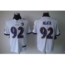 nike nfl jerseys baltimore ravens #92 ngata white[nike limited Art Patch]