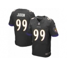 Men Nike Baltimore Ravens #99 Matt Judon Elite Black Alternate NFL Jersey