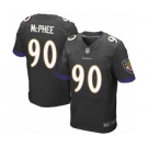 Men's Baltimore Ravens #90 Pernell McPhee Elite Black Alternate Football Jersey